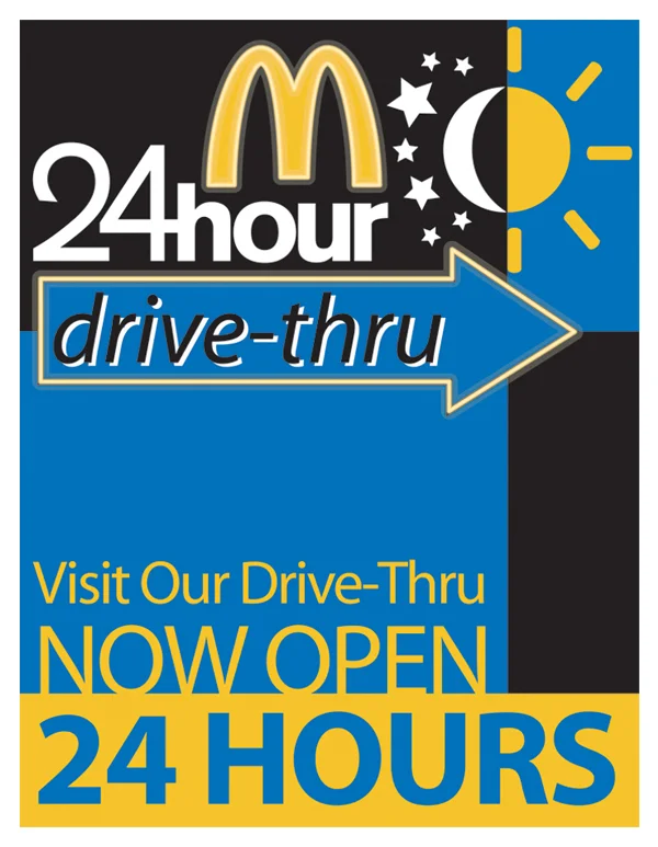 Extended Drive-Thru Hours - McDonald's POS