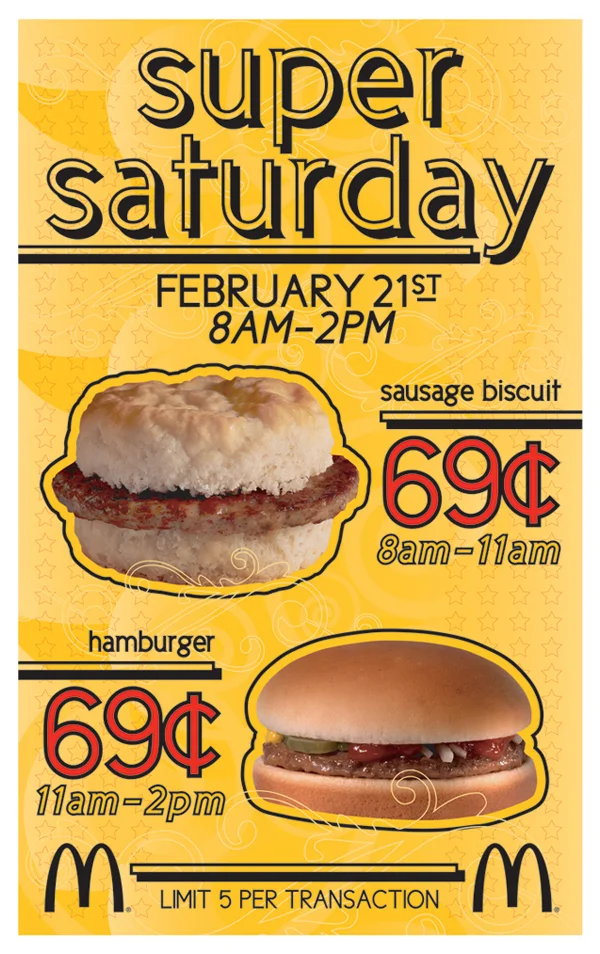 Super Saturday - McDonald's POS