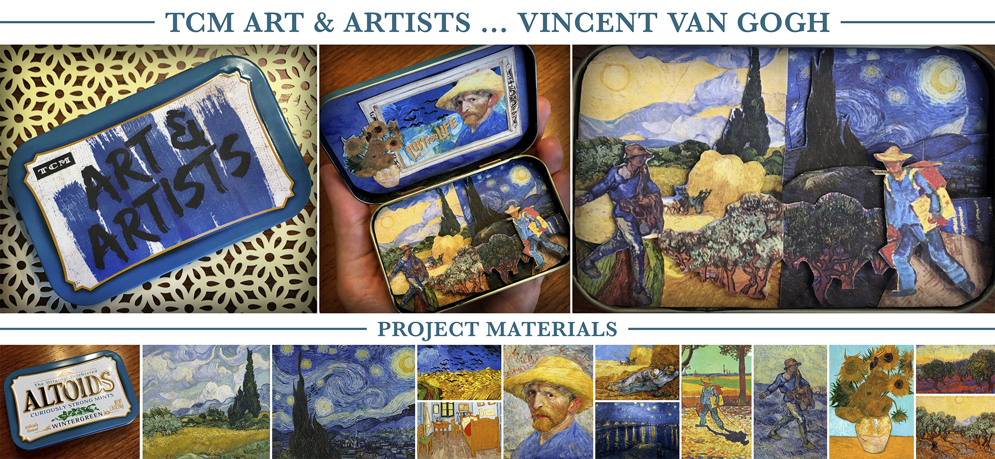 Mini-diorama for the Vincent Van Gogh biopic "Lust for Life"