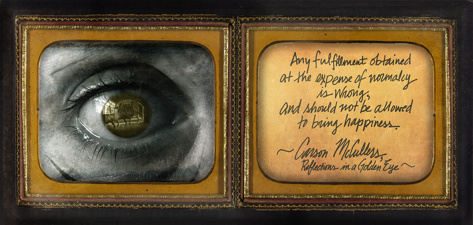 Southern Gothic Daguerreotype of Carson McCullers' "Reflections in a Golden Eye"