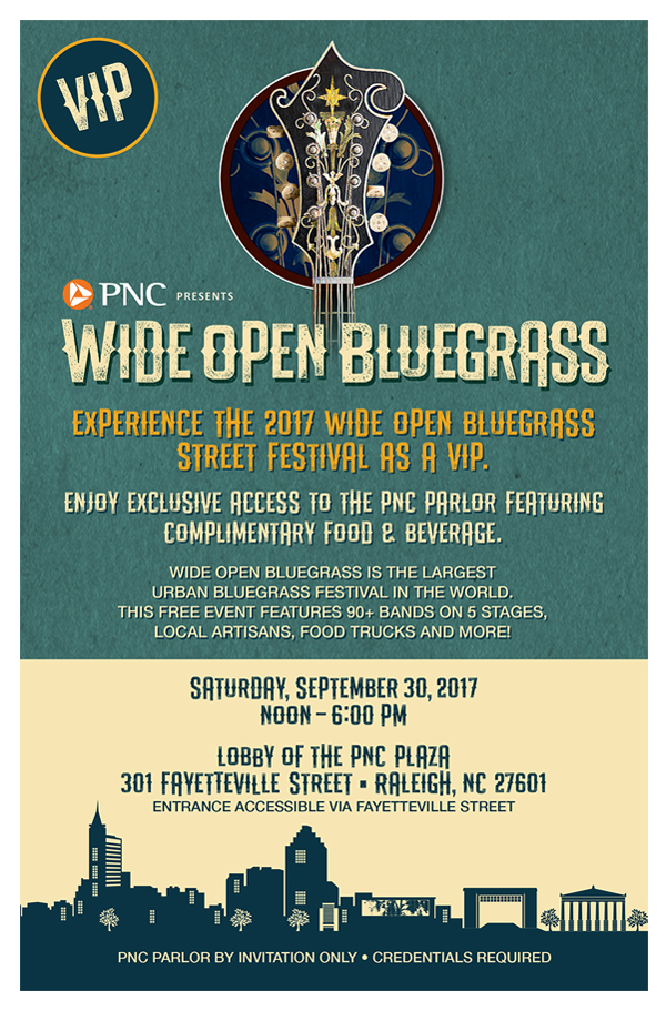 Wide Open Bluegrass – Event Invitation