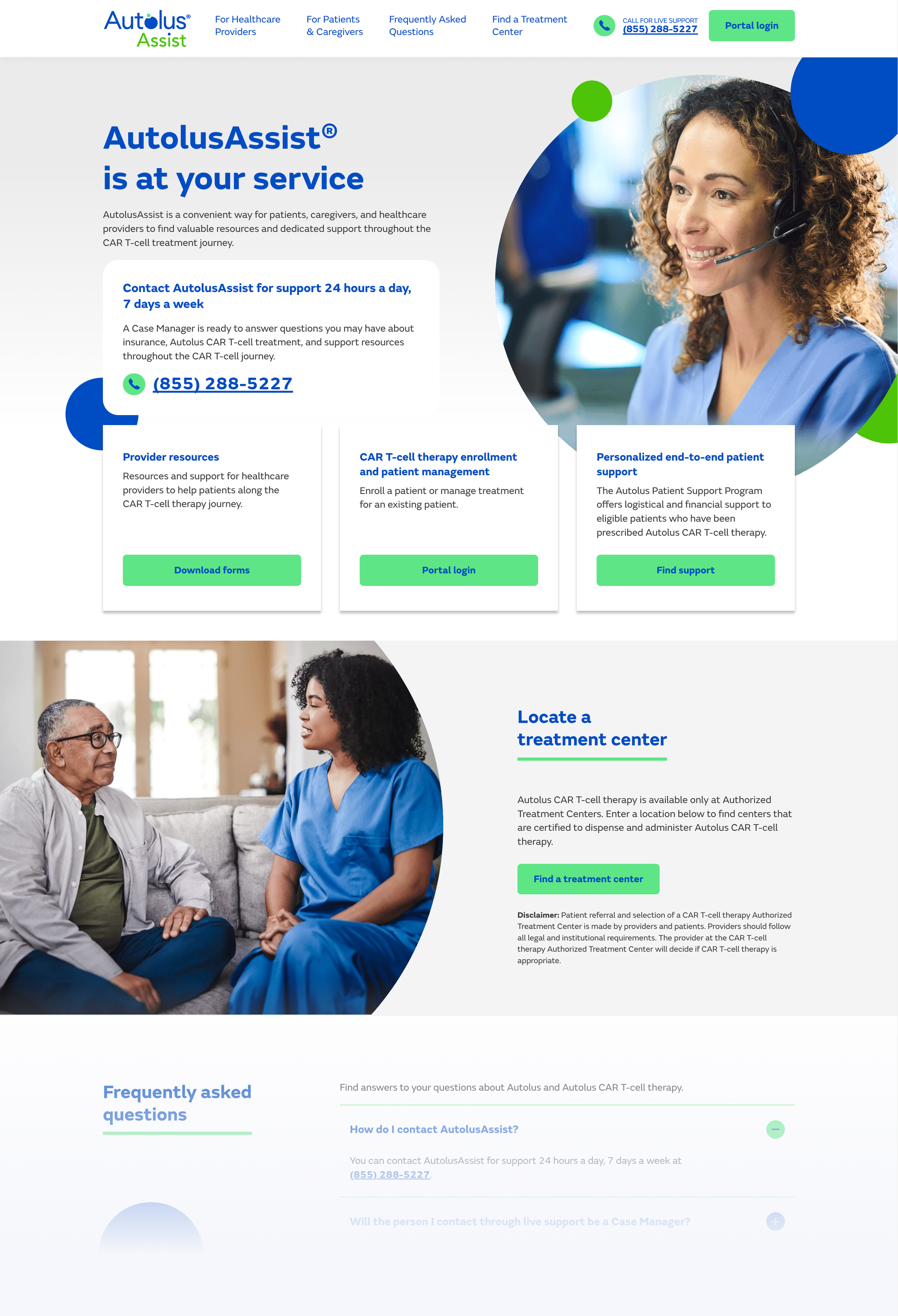 AutolusAssist support platform homepage