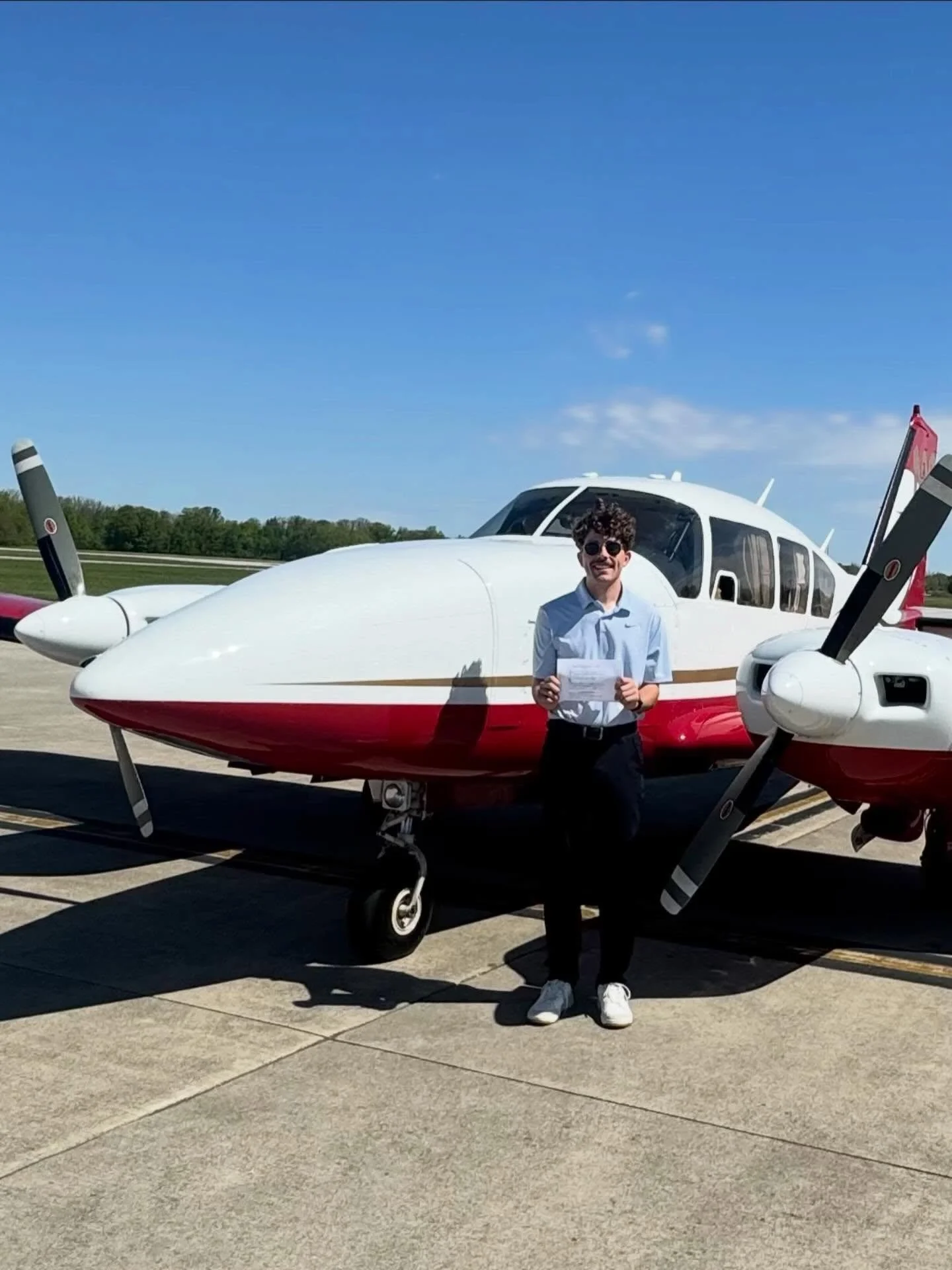 Congrats to one of our flight instructors Ethan Bebout on passing his Multi engine checkride!✈️
#airmarion #iwu #multirated