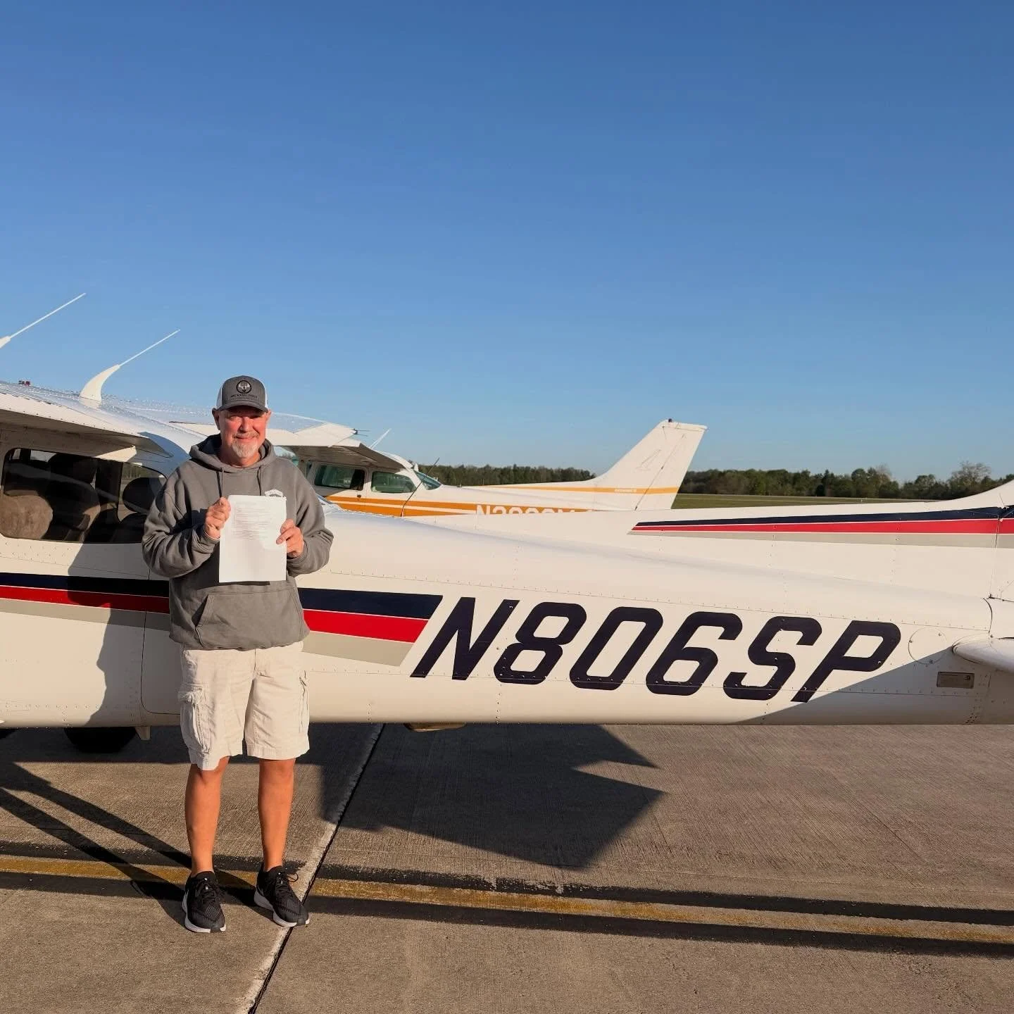Congrats the Dave Rahrar on passing his Sport pilot checkride in the 172!

With MOSAIC opening doors for sport pilot training in aircraft like the C172, flight training has became more accessible than ever. 
#sportpilot #mosaic #airmarion #cessna172