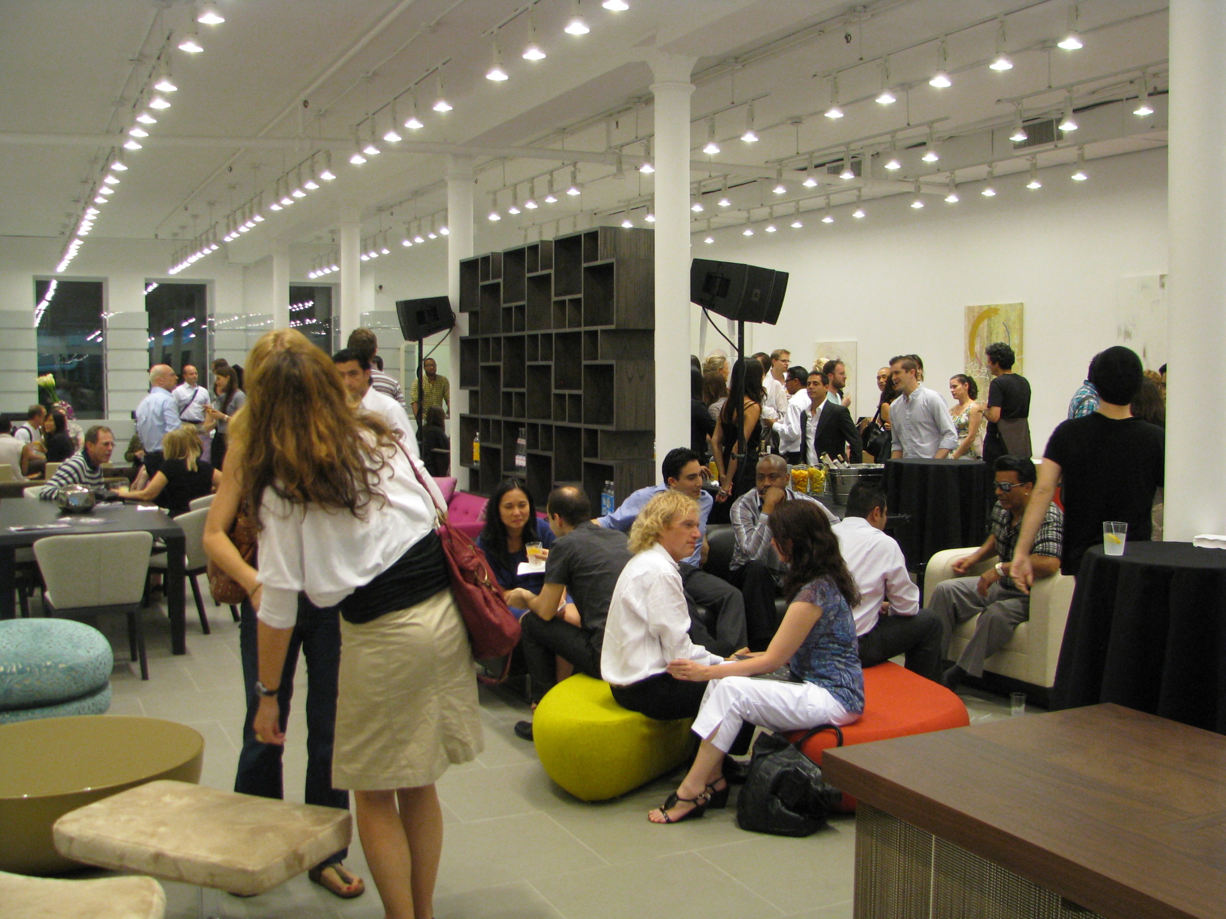 A product launch event in New York