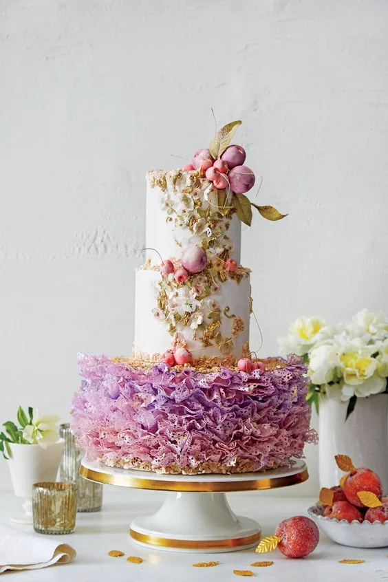 This sugar plum fairy inspired cake by Maggie Austin Cakes is full of fun and whimsy