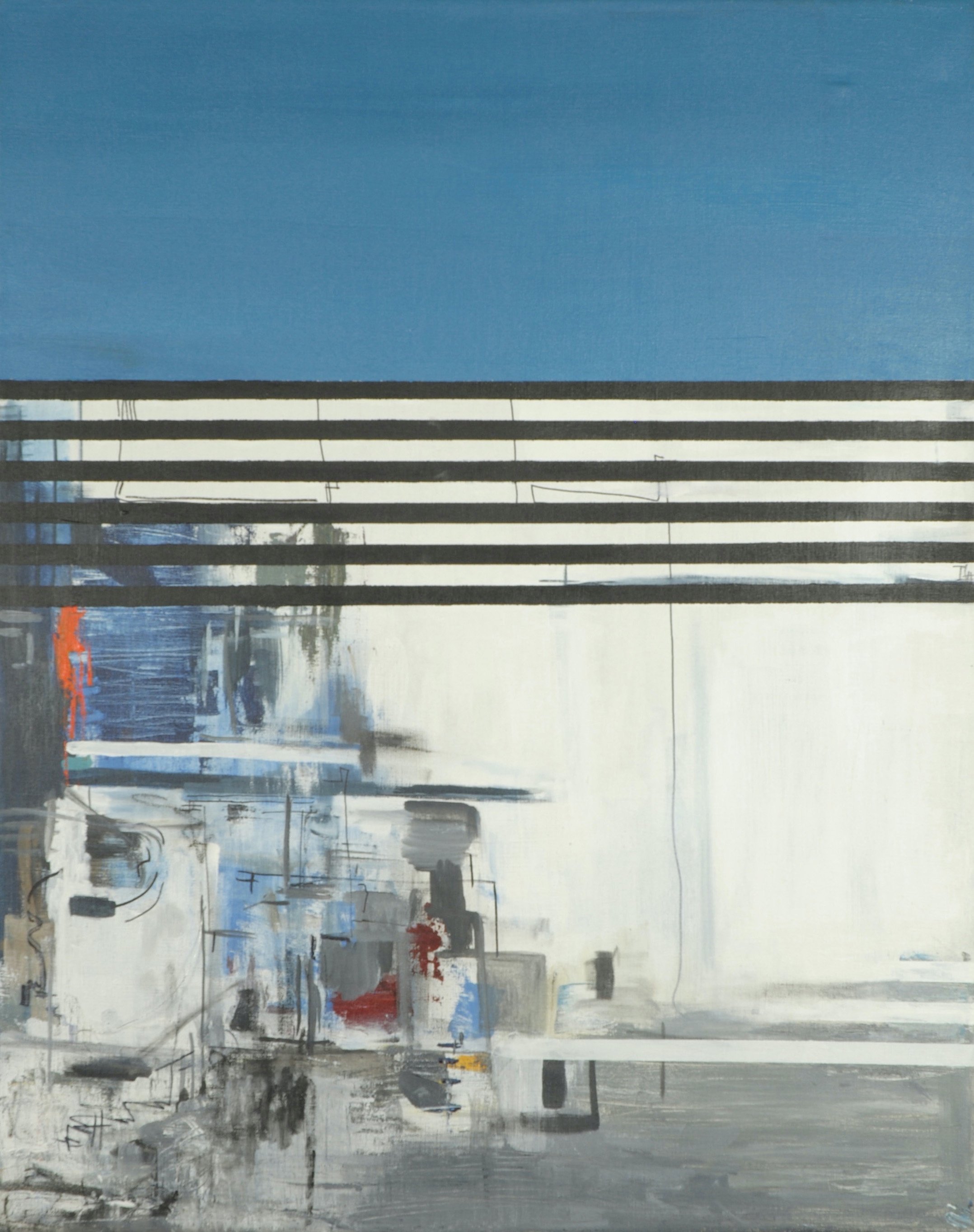  Huzun Acrylic on Linen 24” x 30” 2013 