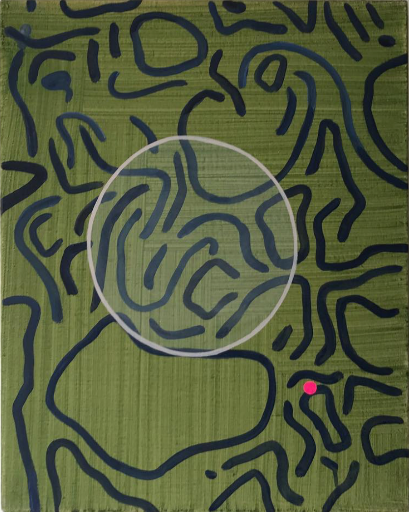  Venus Retrograde Acrylic on canvas 16” x 20”  2018 