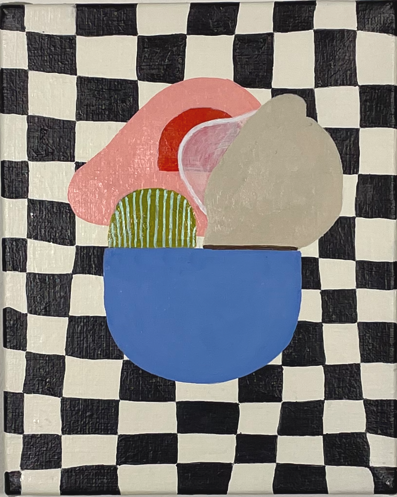  Popsicles Acrylic and oil on linen 8” x 10”  2023  