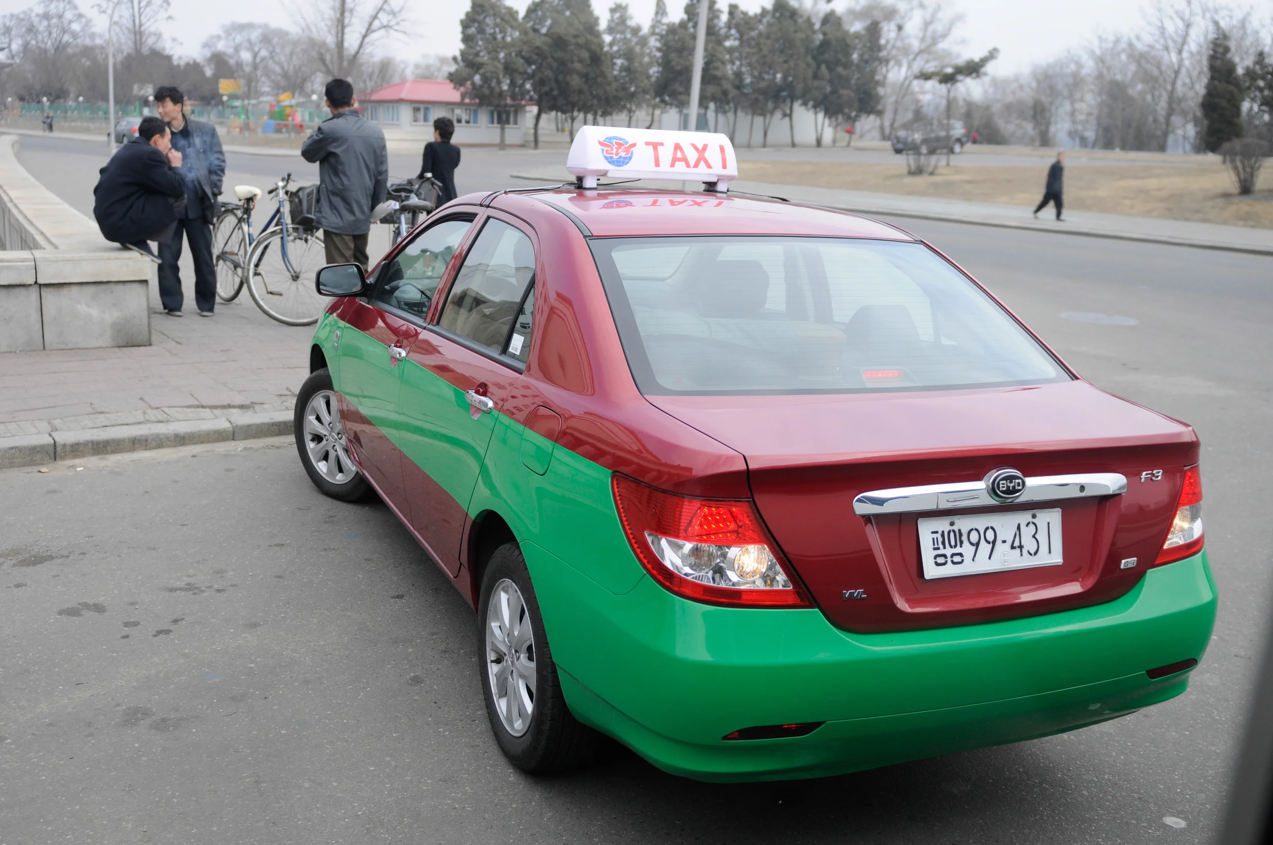 Easier to catch a cab than in Beijing, one suspects.