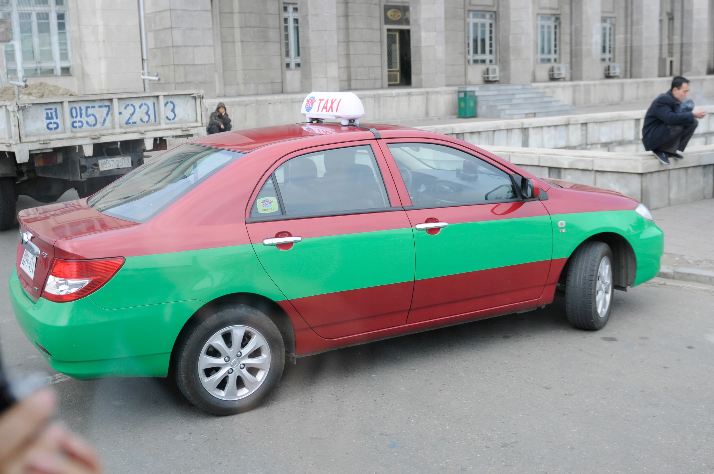 You'll never be "marooned" in Pyongyang again! "Marooned"! Ha!