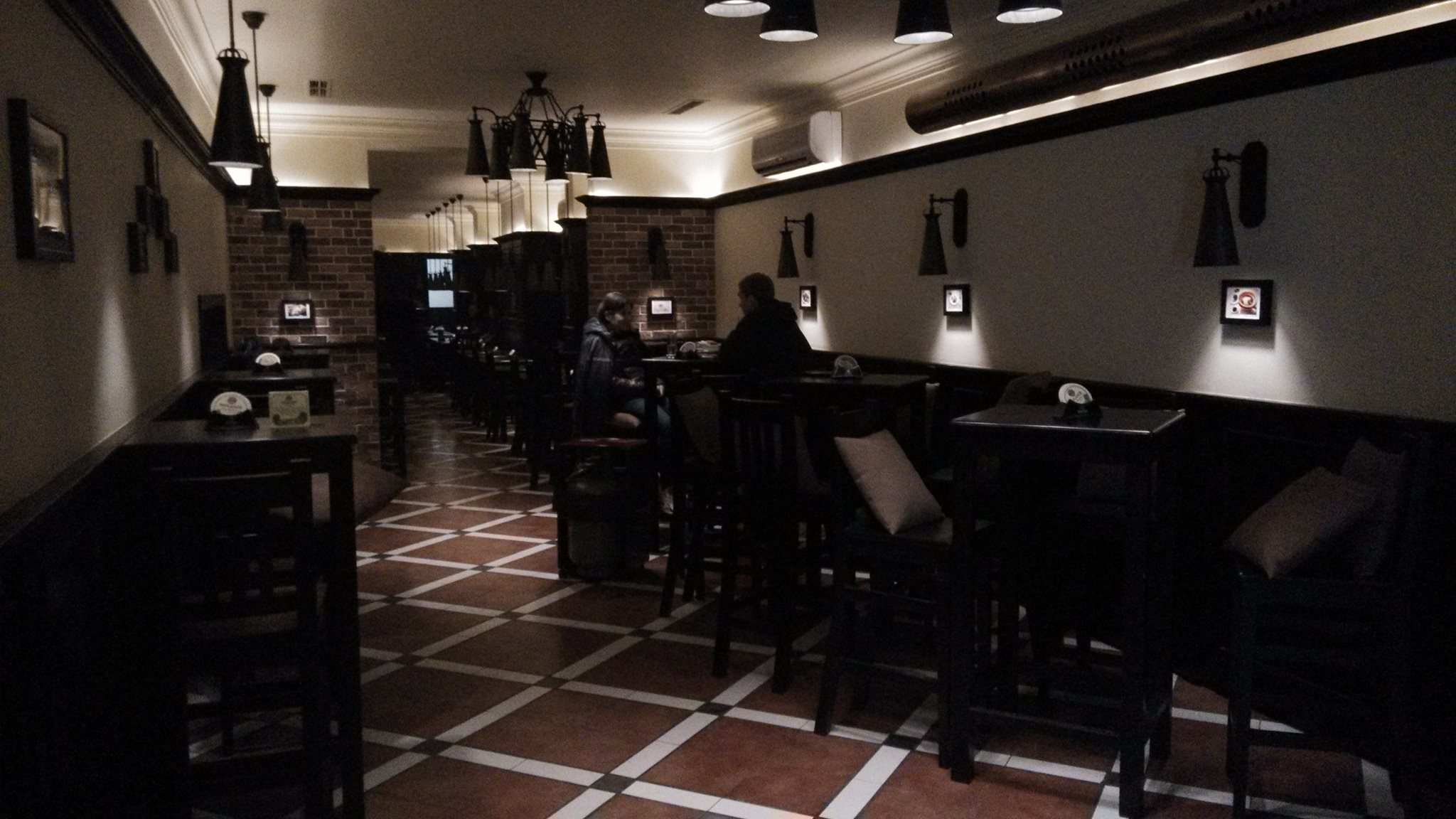 Not packed on a Saturday night.