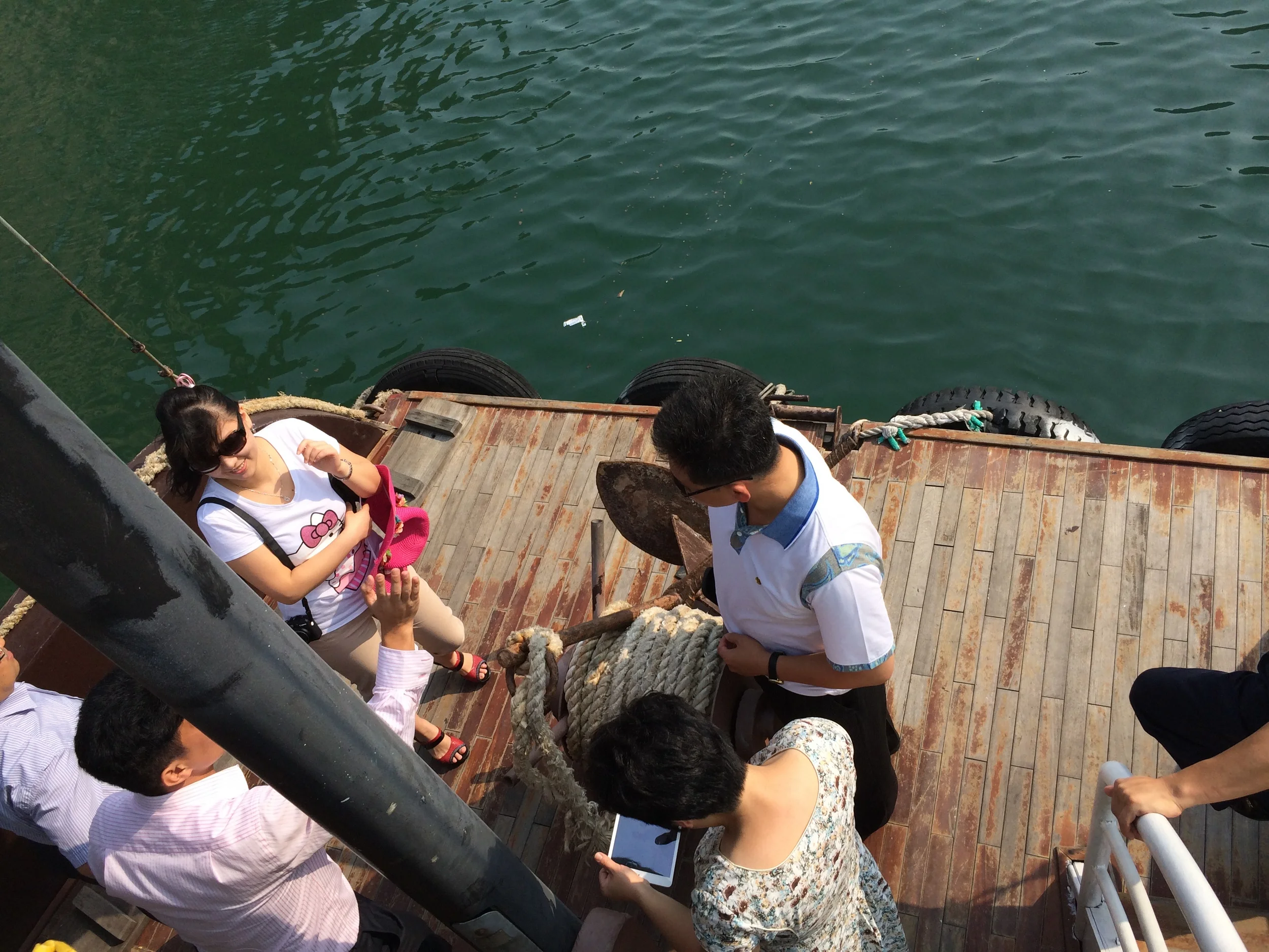 Transport in Vietnam sure is eclectic. 3 hours on a boat and 4 in a bumpy busy all in one day.