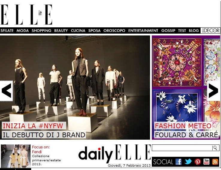ITALY - Elle.it 07-02-2013 Homepage.jpg