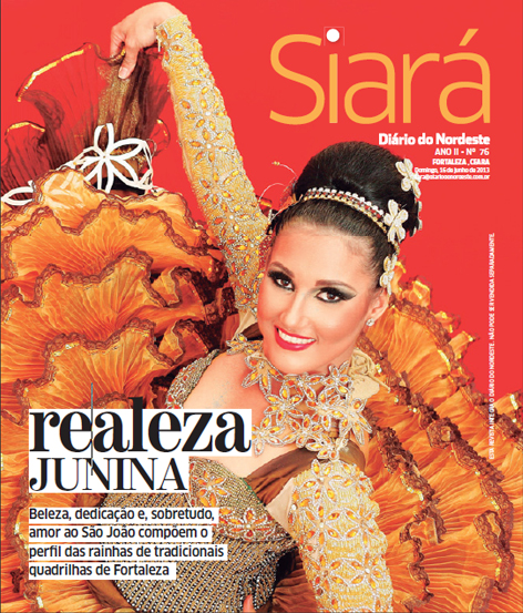 Algumas publicações que saíram na "primeira página" do jornal Diário do Nordeste e da Revista Siará.