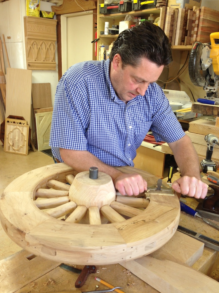 200 year old cart wheel