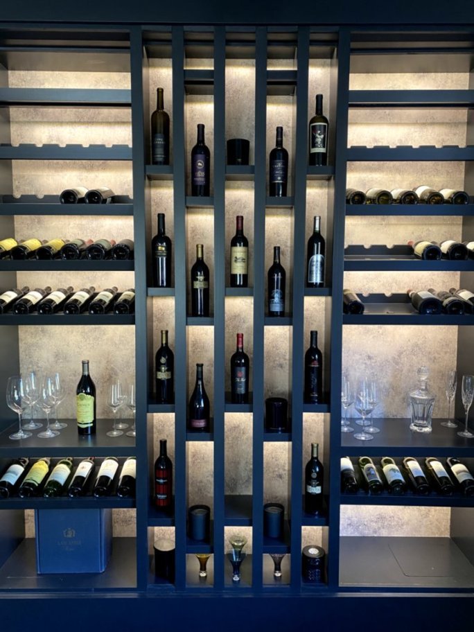  wine shelf designed and built by Tempo Designs Gabriel McKeagney 