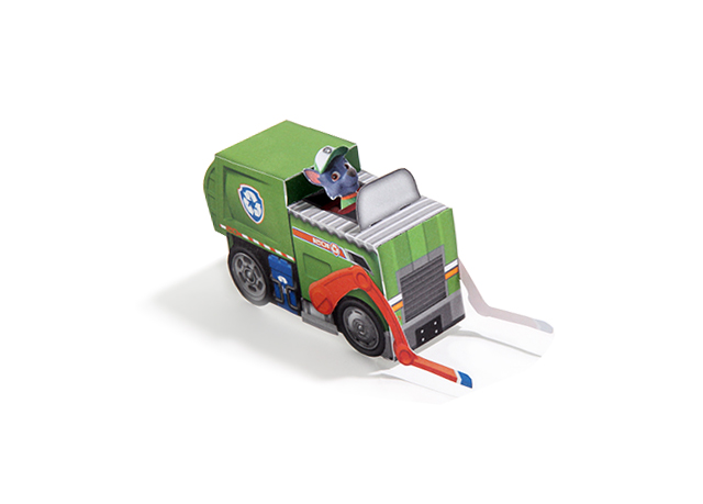 PAW Patrol Zuma Paper Vehicle Toy