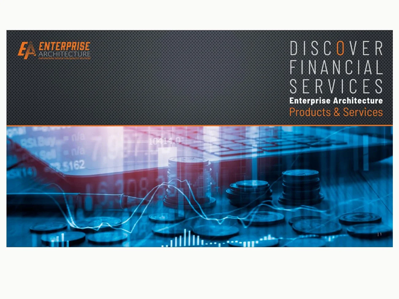 Discover Financial Services — presentation design for an enterprise technology roadmap