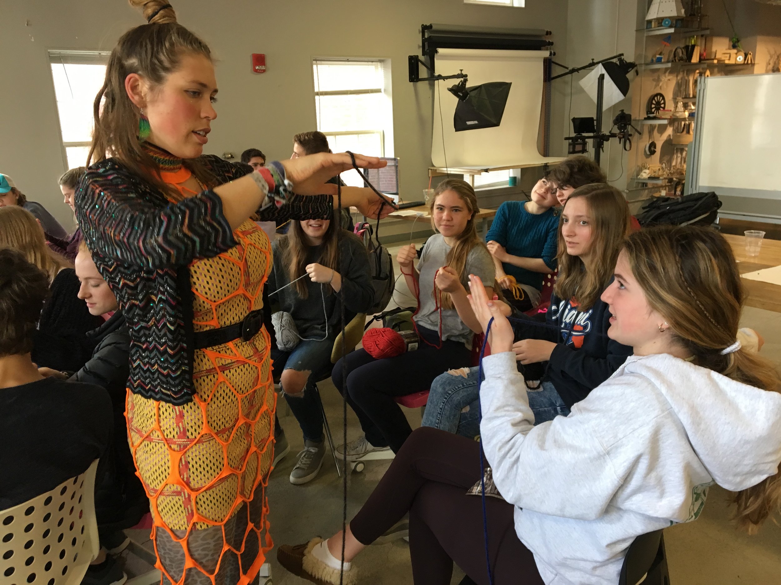 Hand Knitting Workshop @ NuVu 