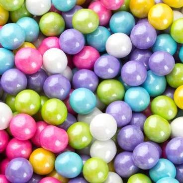Shimmer Silver Gumballs — S&S Candy & Cigar Company