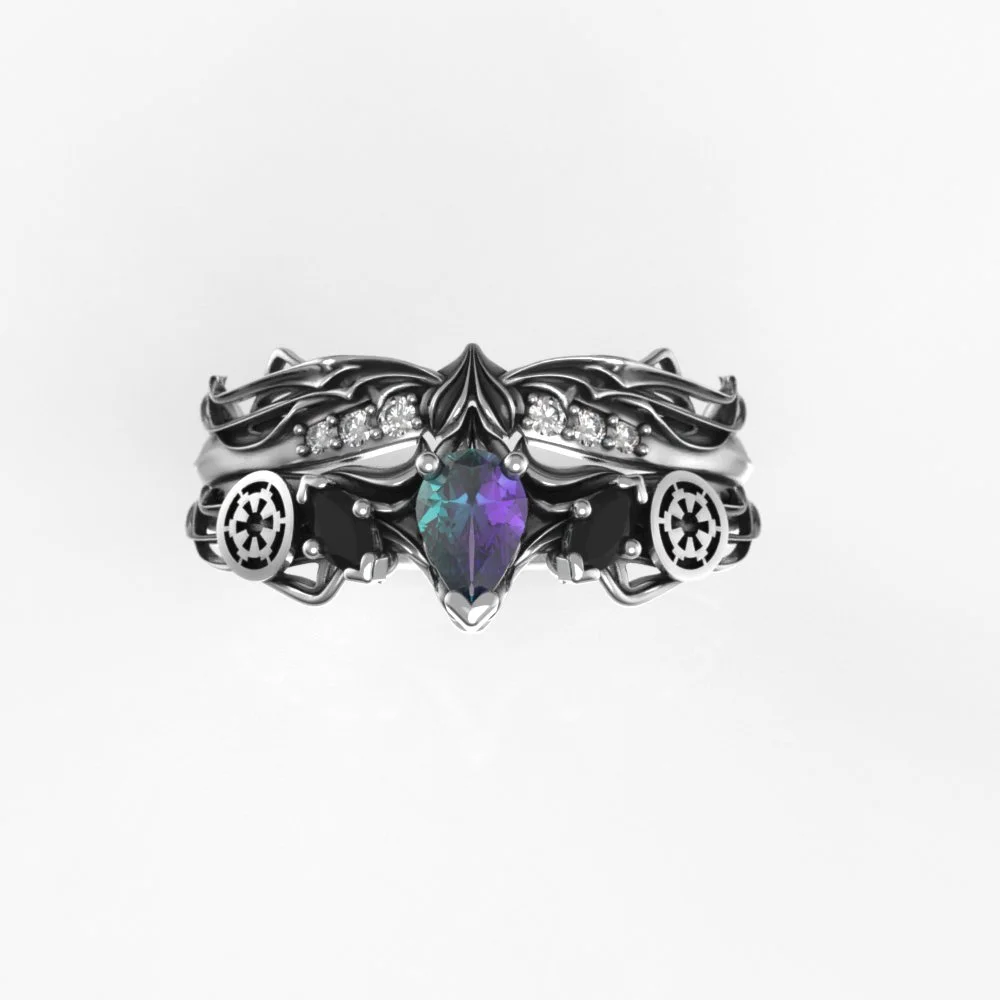 William Rodriguez Elvish_Tiara_Galactic Lab Alexandrite and black diamond.159.jpg