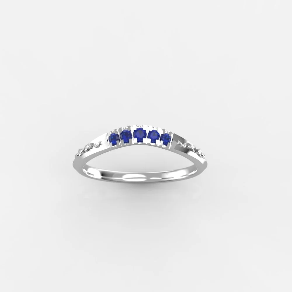 Payment Plan - Matching Wedding Band Jennifer T. - Custom Ring in 14k White Gold