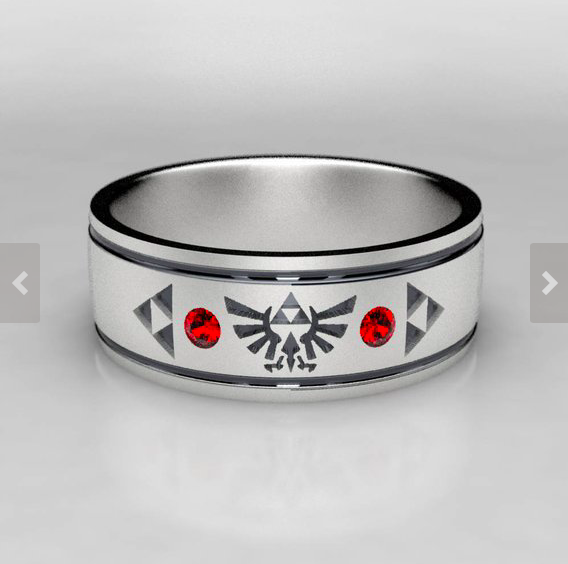 Legend of Zelda Mens Wedding Ring