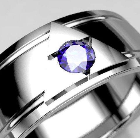 7mm White Gold Legend of Zelda Wedding Band.png