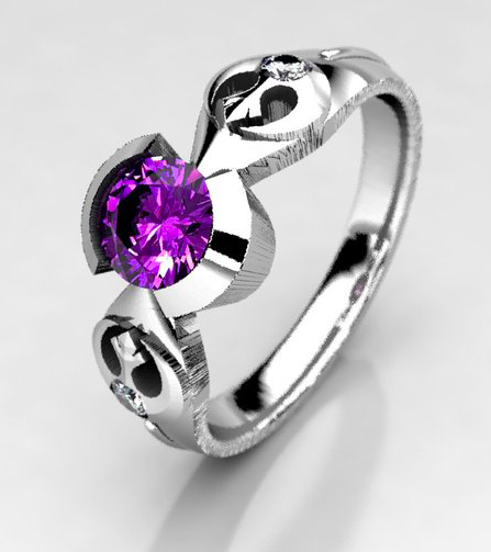 Star Wars Rebel Alliance Silver Engagement Ring.png