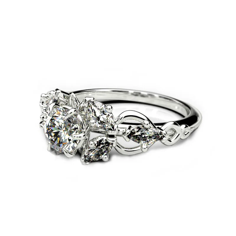 New Art Nouveau Fantasy Engagement Ring Line - Fairy and Elven Inspired