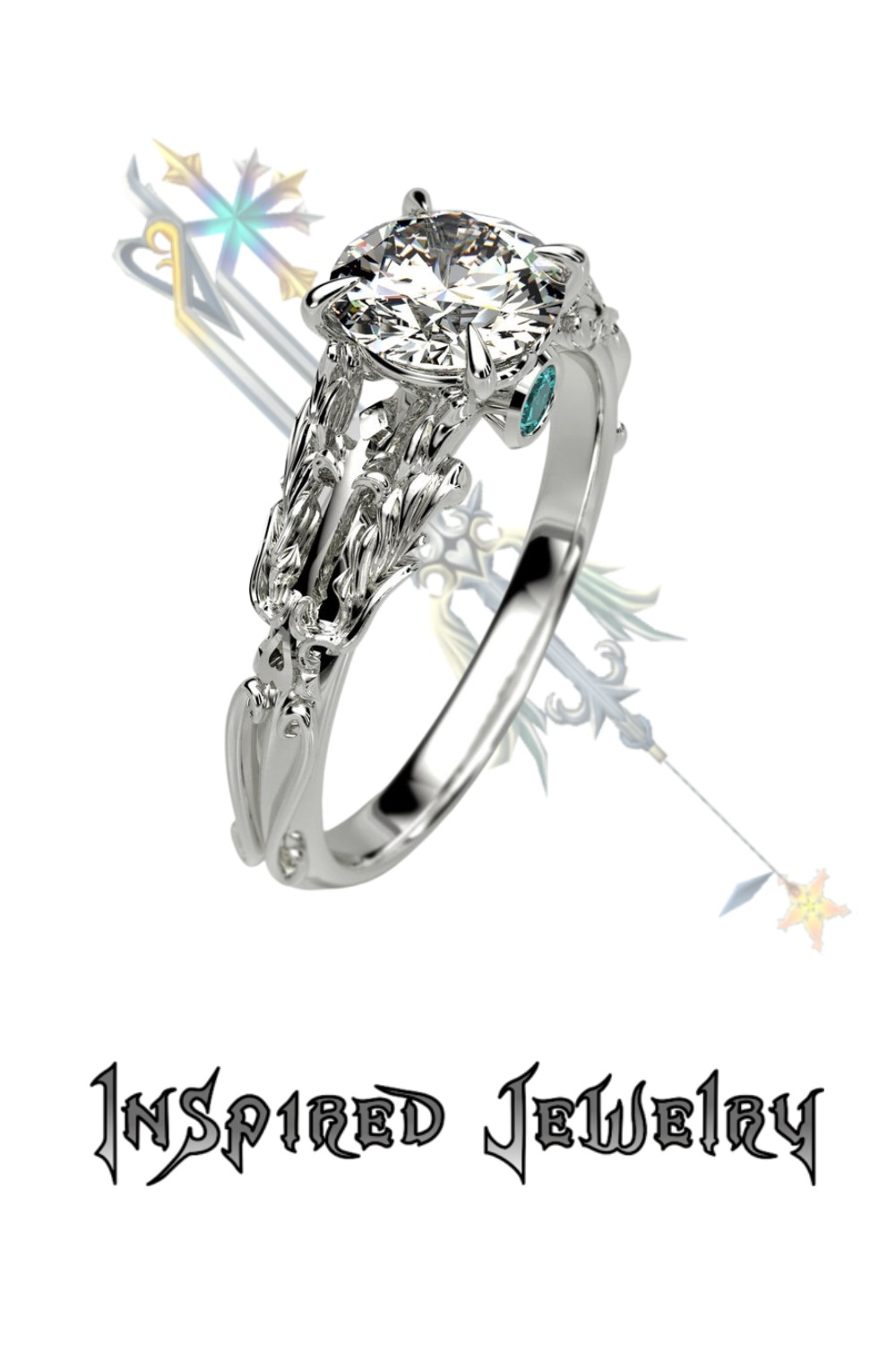 Oathkeeper Kingdom Hearts Engagement Ring