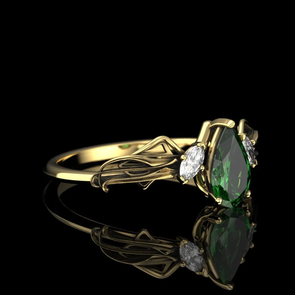 05-gold-elven-crown-lab-emerald-engagement-three-quarter.jpg