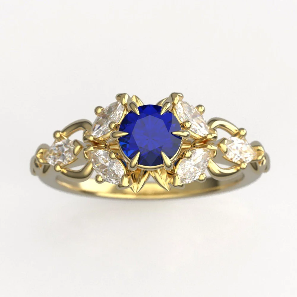 06-gold-elven-engagement-ring-lab-sapphire-worn.jpg