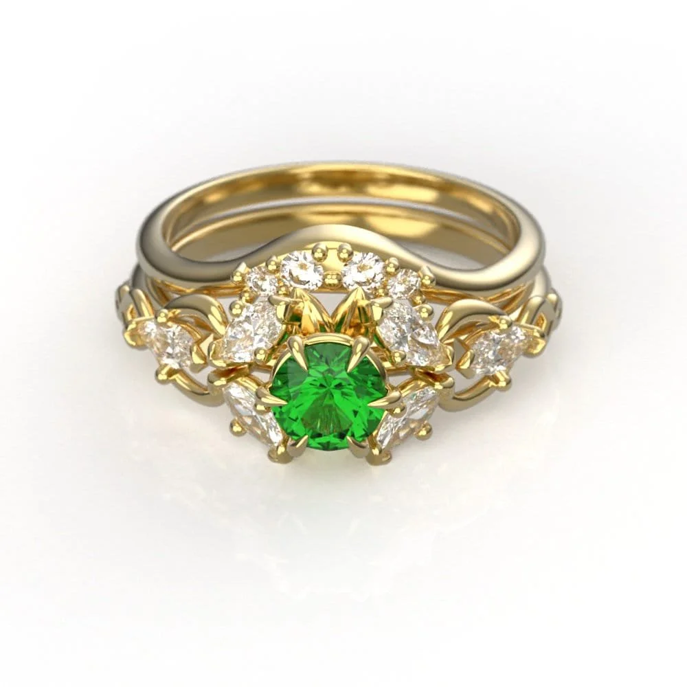 04-gold-elvish-engagement-ring-set-lab-emer-side.jpg
