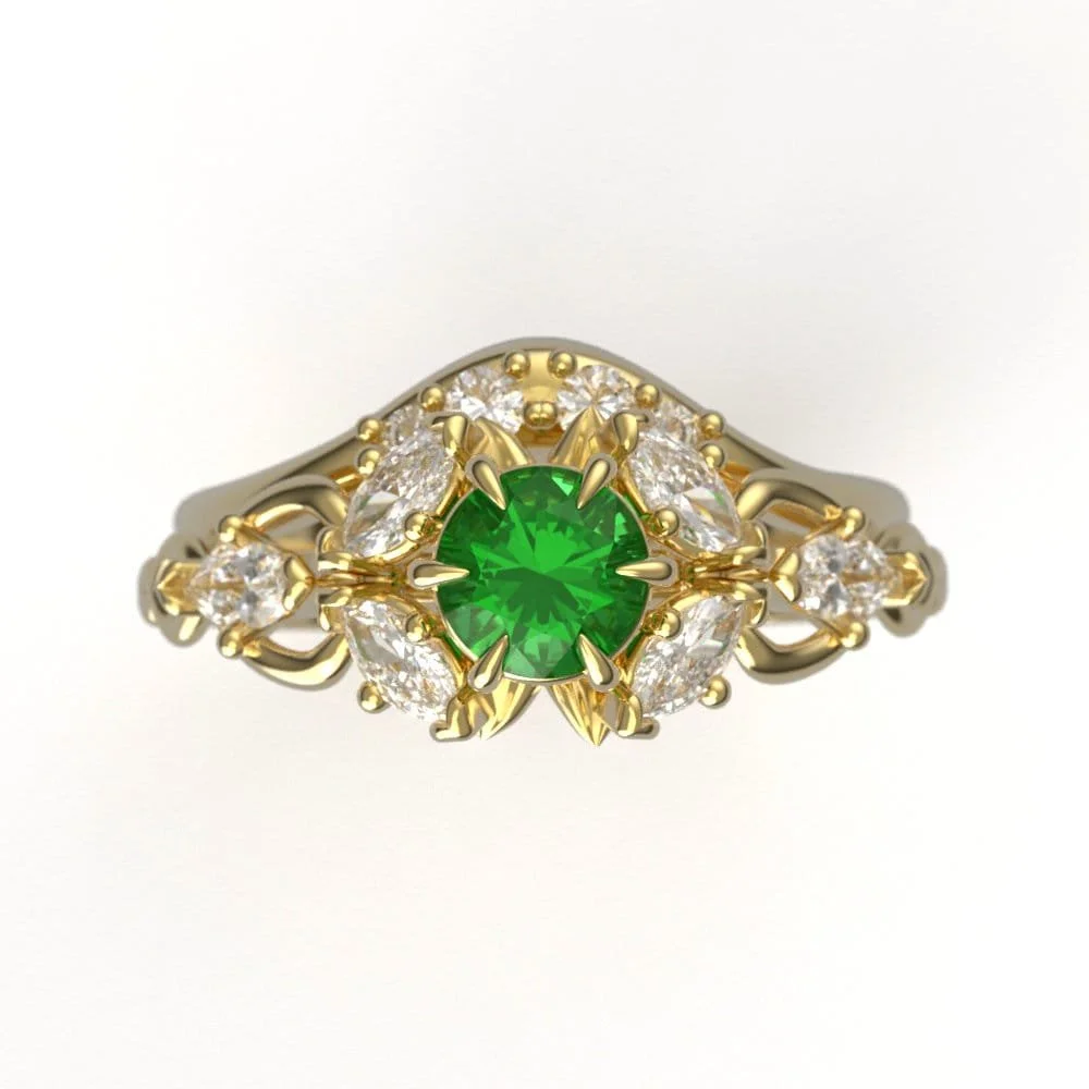 08-gold-elvish-engagement-ring-set-lab-emer-back.jpg