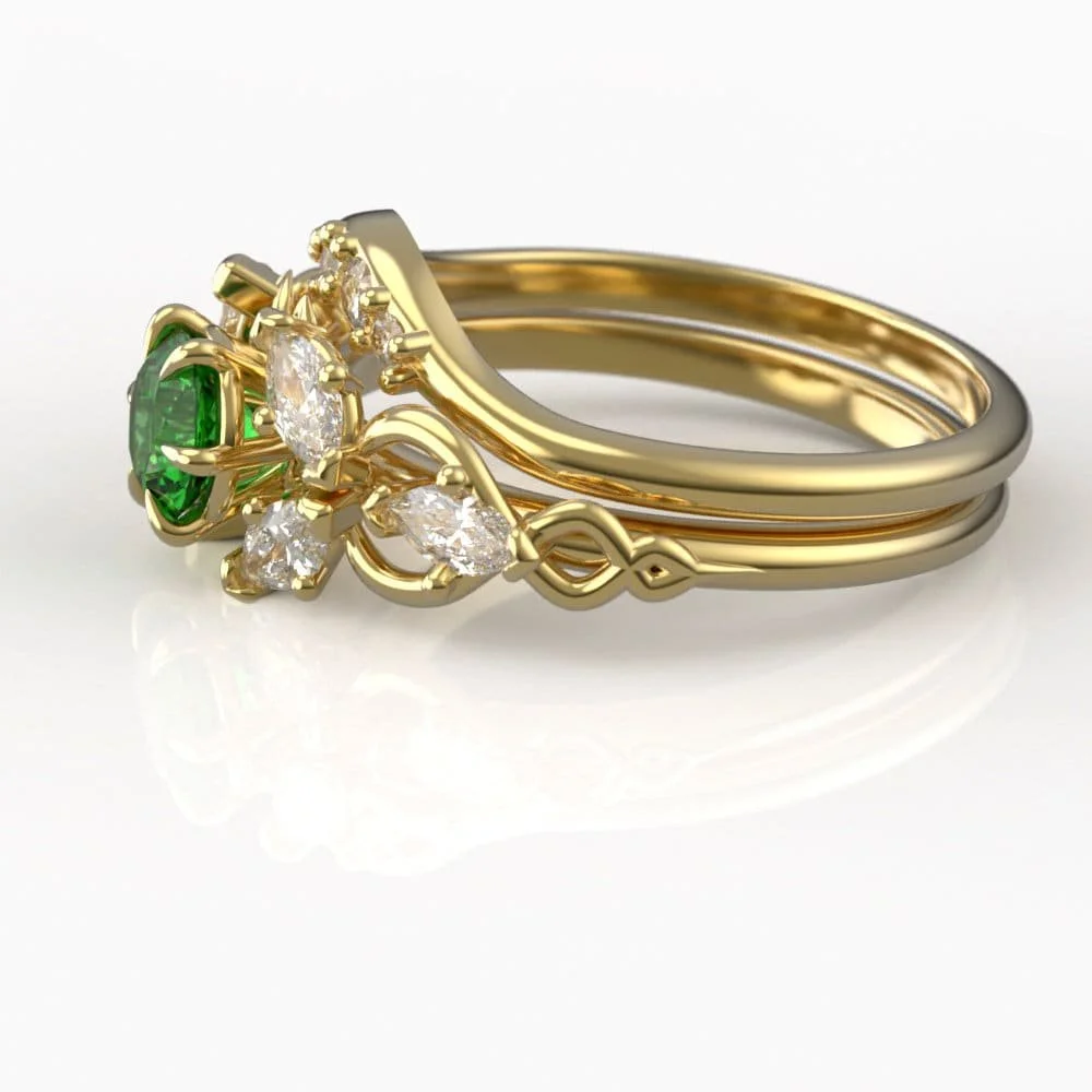 09-gold-elvish-engagement-ring-set-lab-emer-alternate.jpg