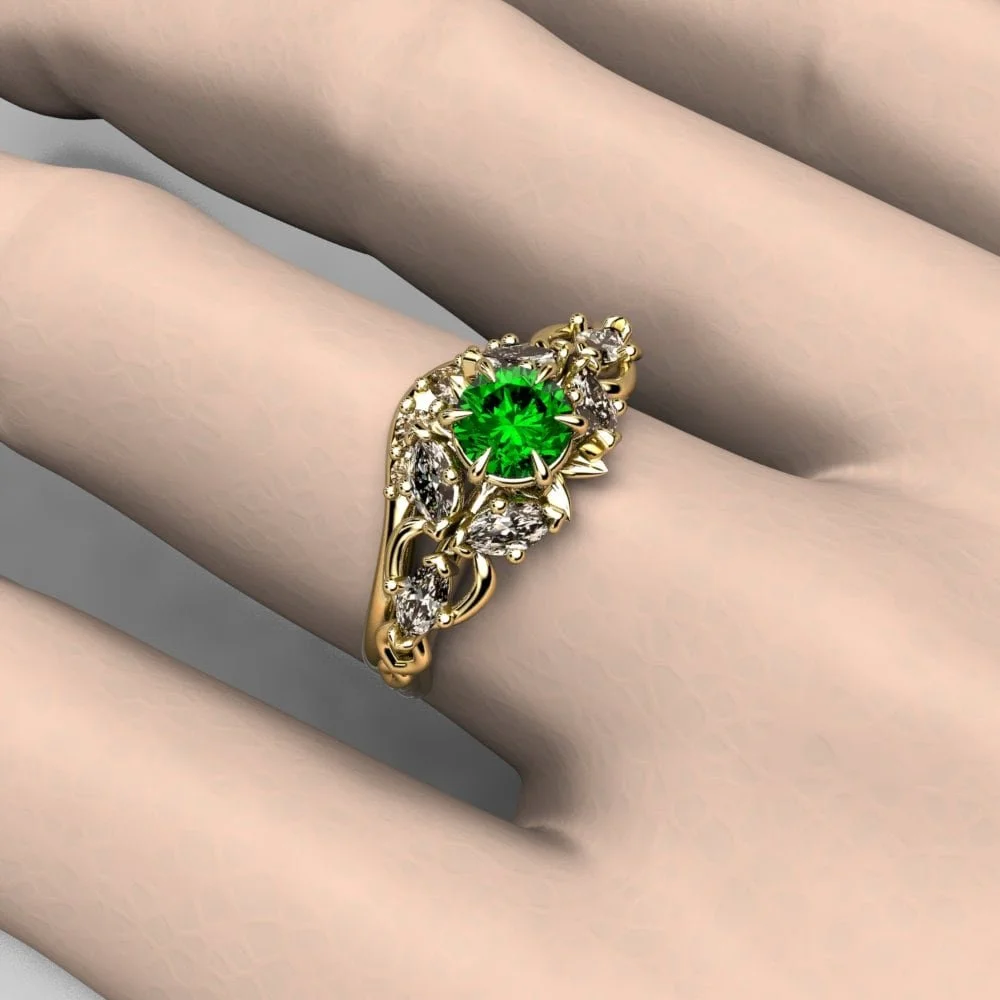 10-gold-elvish-engagement-ring-set-lab-emer-scale.jpg