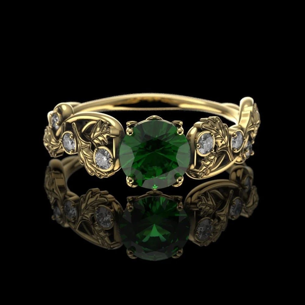 02-gold-lab-emerald-engagement-ring-art-nou-angle.jpg