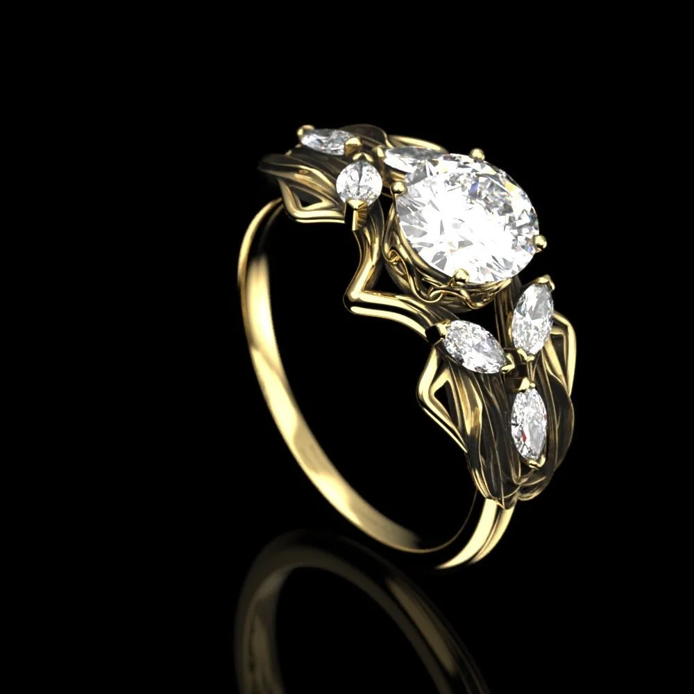 06-gold-moissanite-elven-engagement-ring-ar-worn.jpg