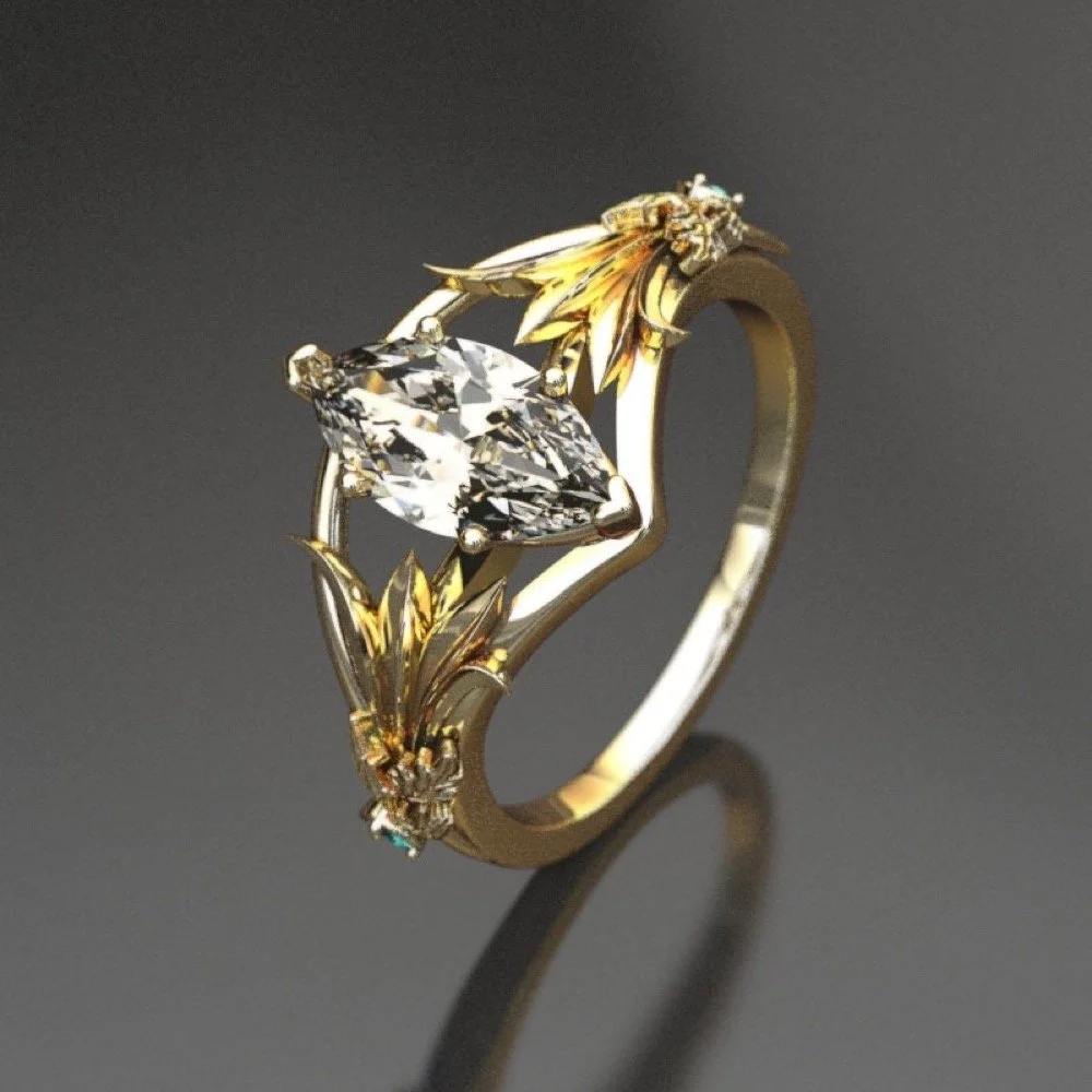 05-gold-moissanite-engagement-ring-elven-oa-three-quarter.jpg