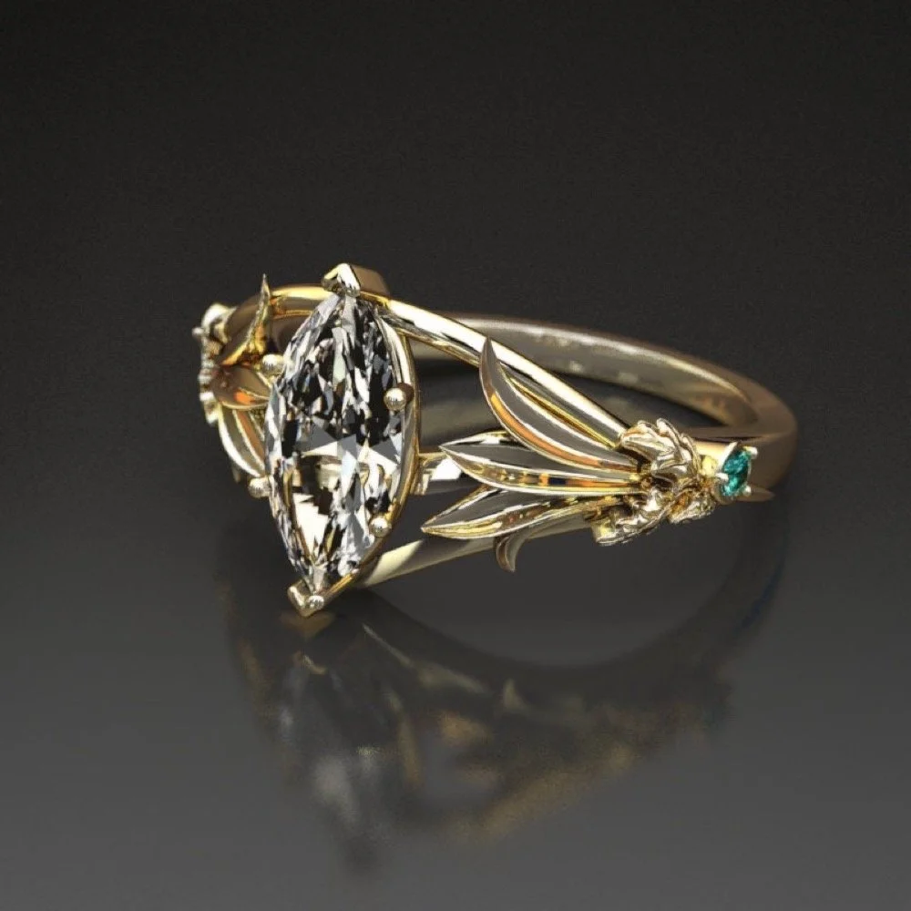 06-gold-moissanite-engagement-ring-elven-oa-worn.jpg