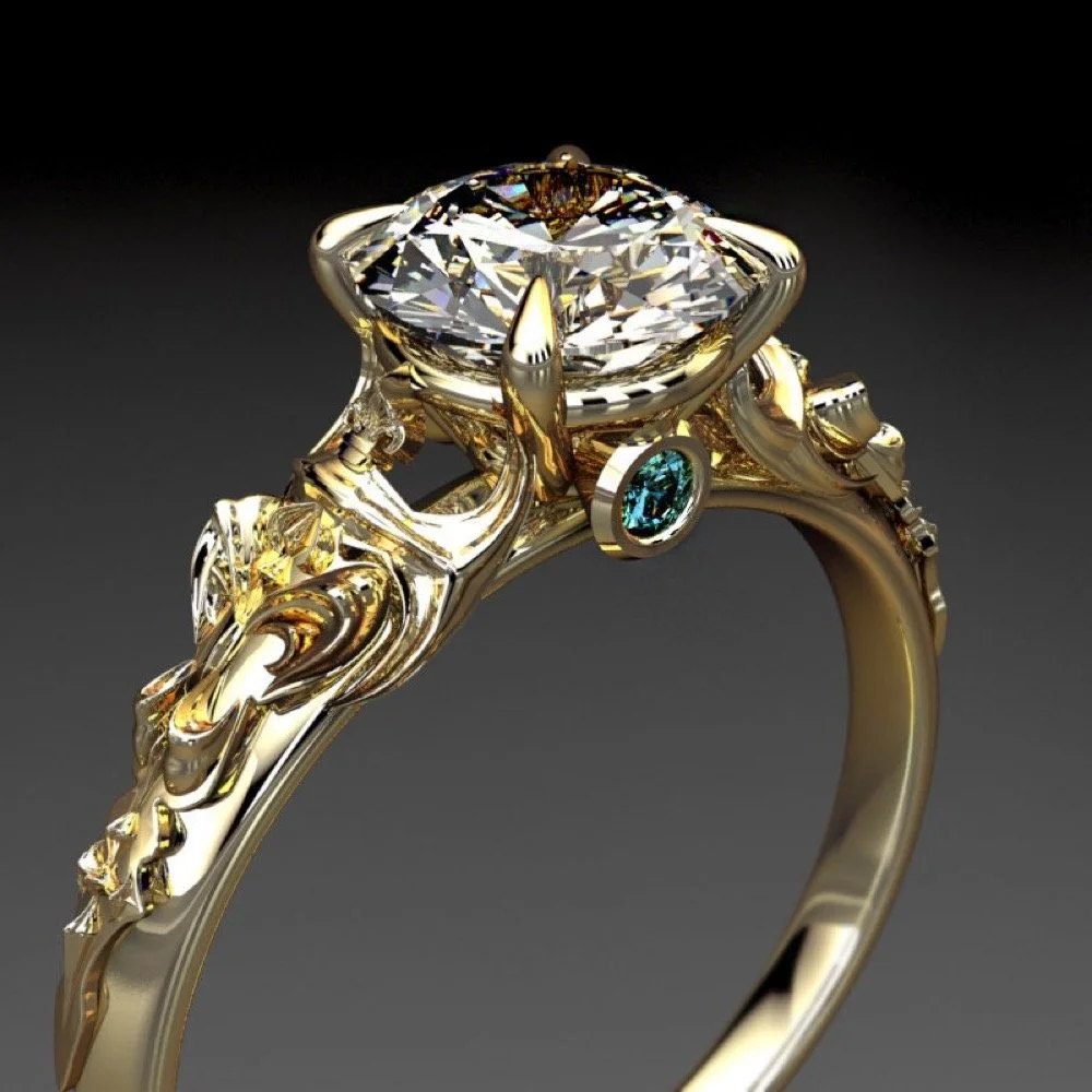 06-gold-moissanite-engagement-ring-gothic-t-worn.jpg