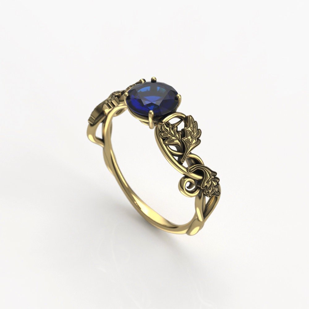 06-gold-oak-leaf-ring-lab-sapphire-fairy-ce-worn.jpg