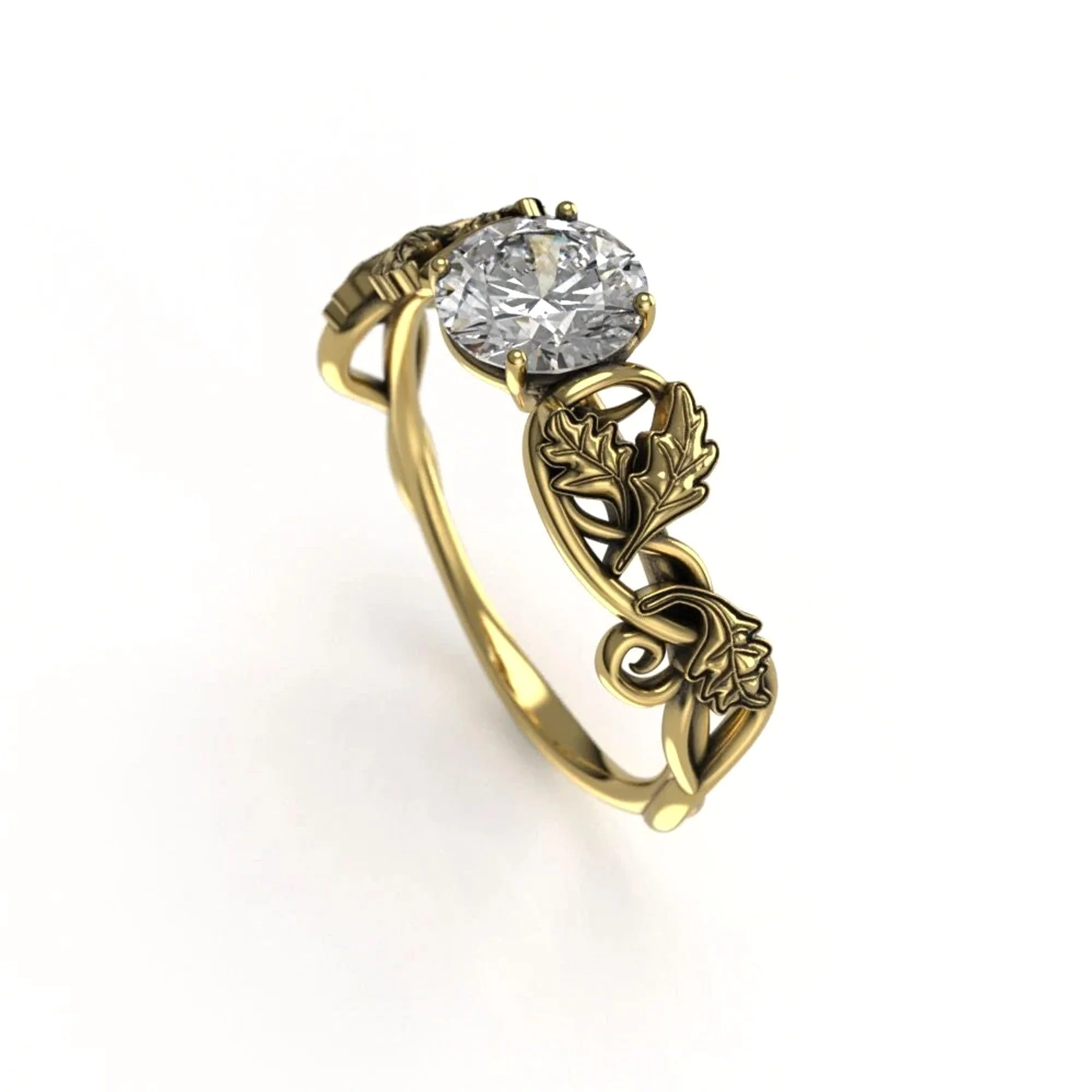 Oak-leaf-moissanite-solitaire-yellow-gold-1.jpg