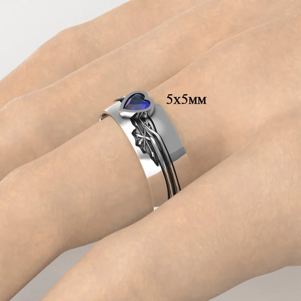 Cory Morgan Mens Ring WG Inlaid Heart 5x5 Lab Sapphire.614.jpg