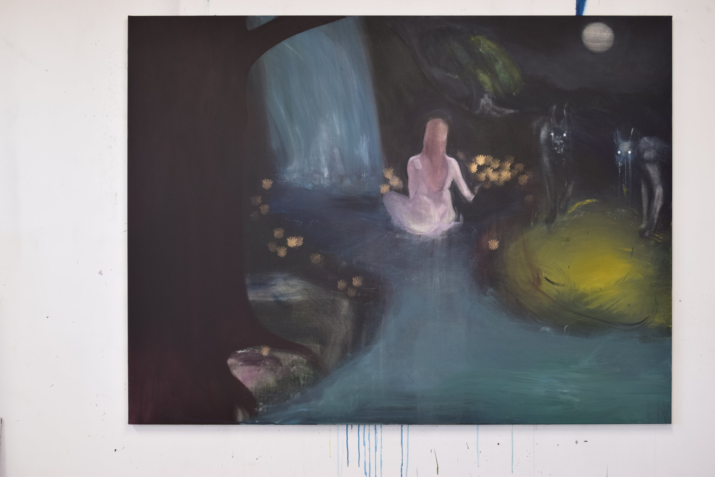  Nocturne, acrylic on canvas, 2024 