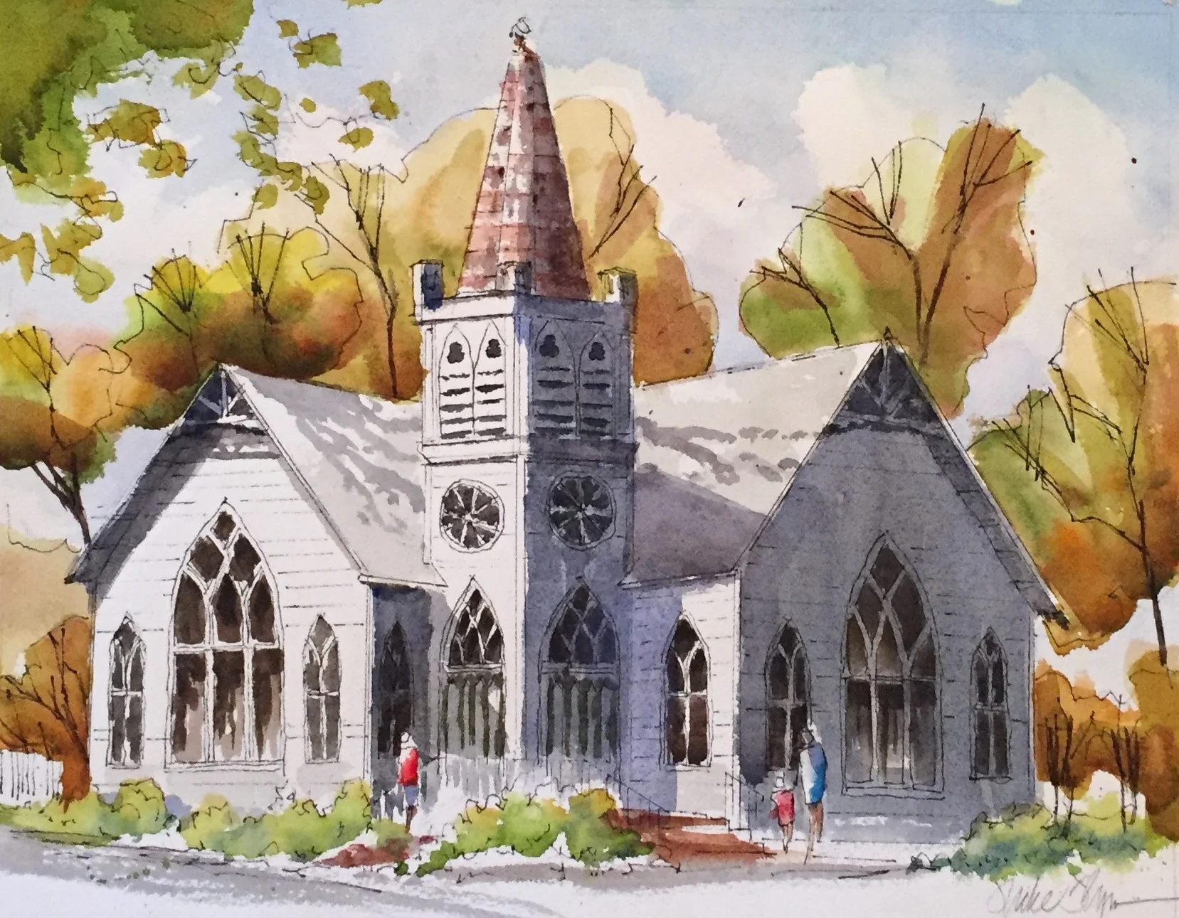 Clifton Baptist Church 11 x 15 - 300.