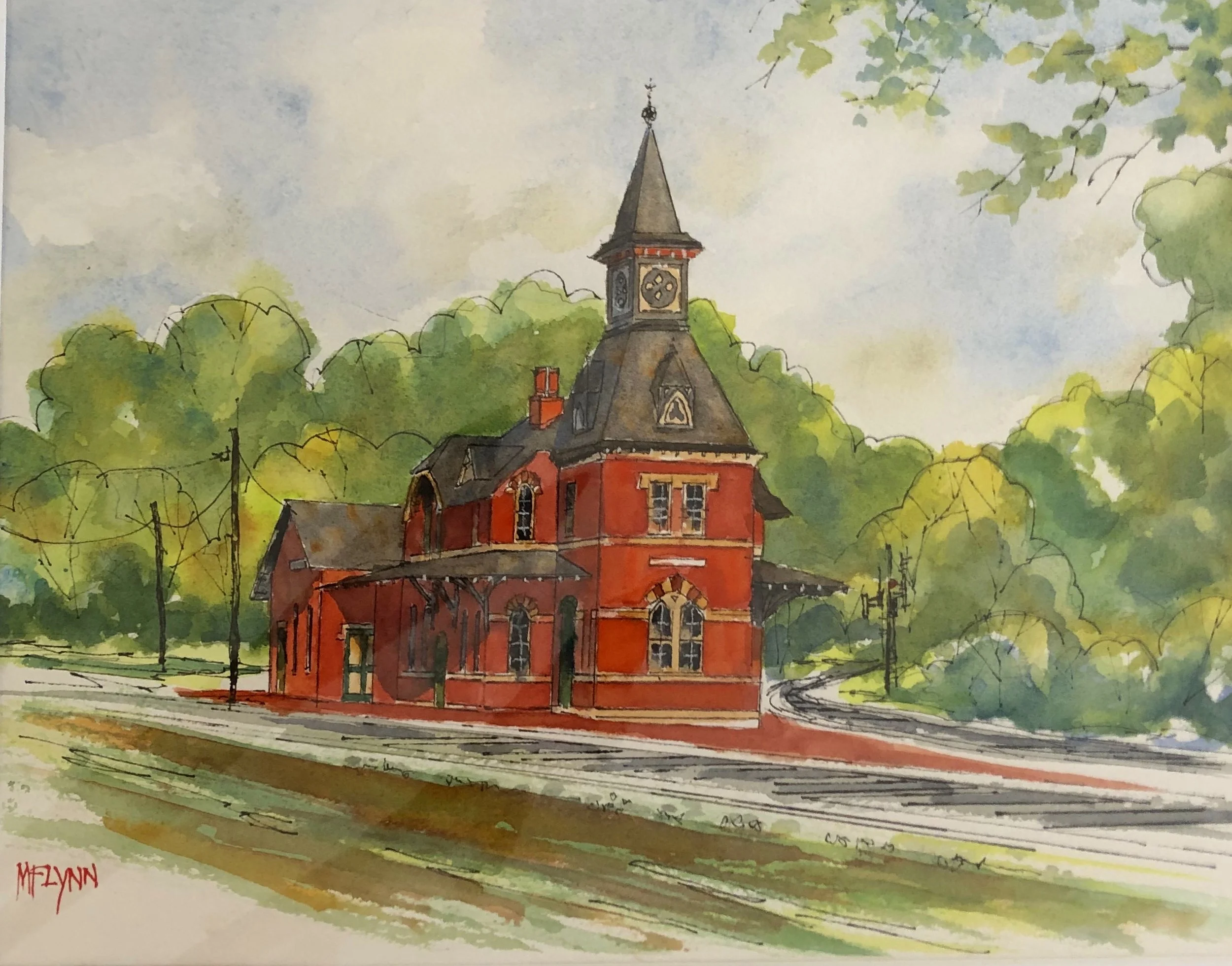 Point of Rocks MD Depot 11 x 15 SOLD