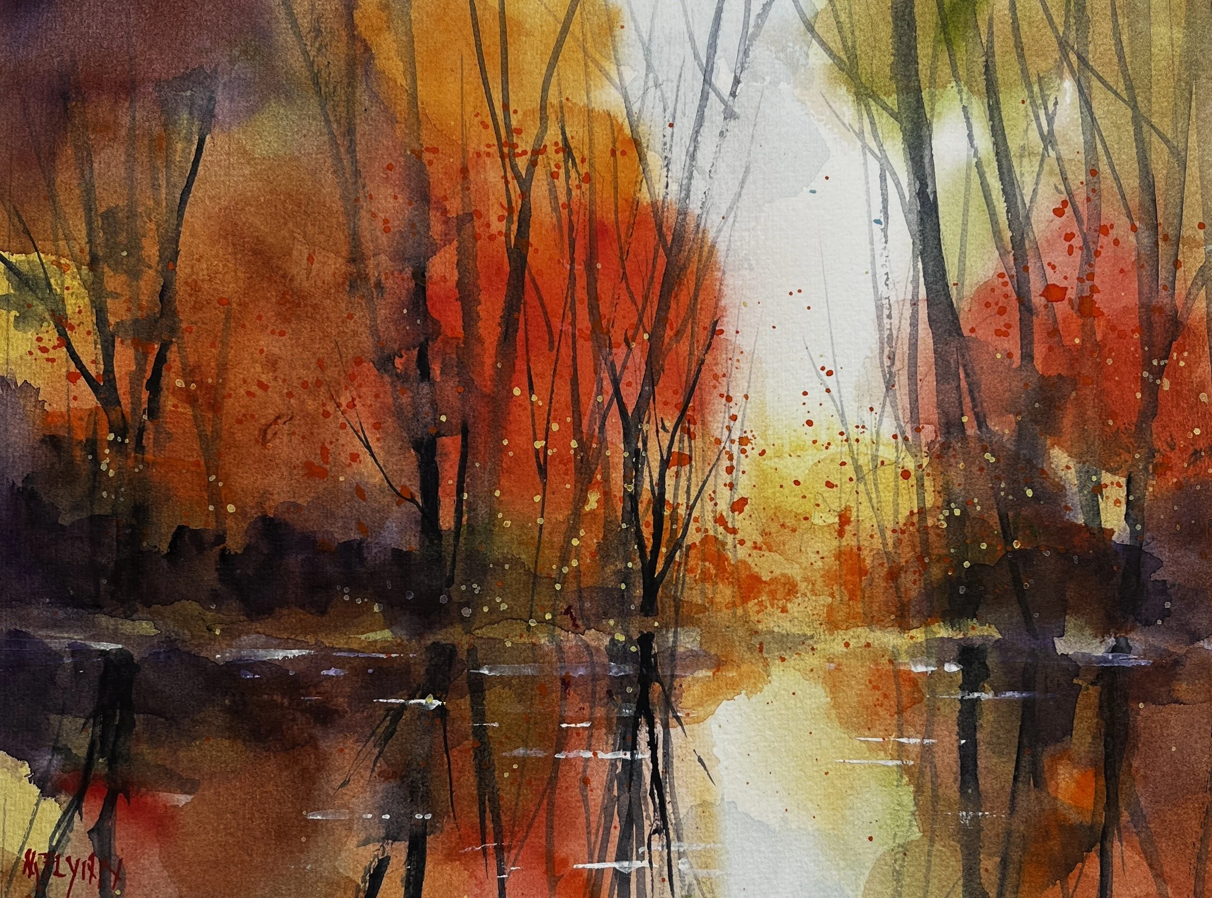 Reflection At Dawn